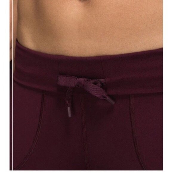Lululemon Size 4 Skinny Will Pant *Full-On Luon Bordeaux Drama Women’s - Picture 11 of 14